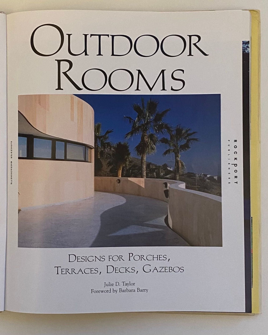 Pestil Books for vitruta Outdoor Rooms: Designs for Porches, Terraces, Decks, Gazebos