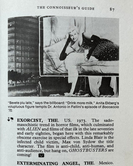 Pestil Books for vitruta The Connoiseur's Guide to Movies