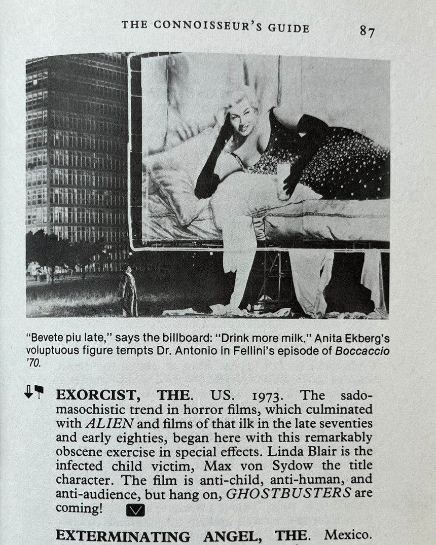 Pestil Books for vitruta The Connoiseur's Guide to Movies