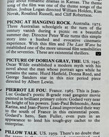 Pestil Books for vitruta The Connoiseur's Guide to Movies