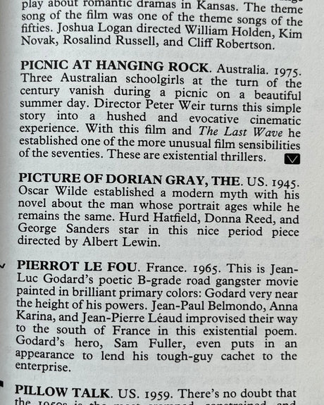 Pestil Books for vitruta The Connoiseur's Guide to Movies