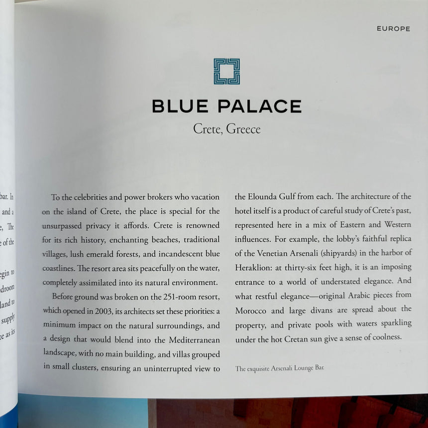 Pestil Books for vitruta The Luxury Collection: Hotel Series