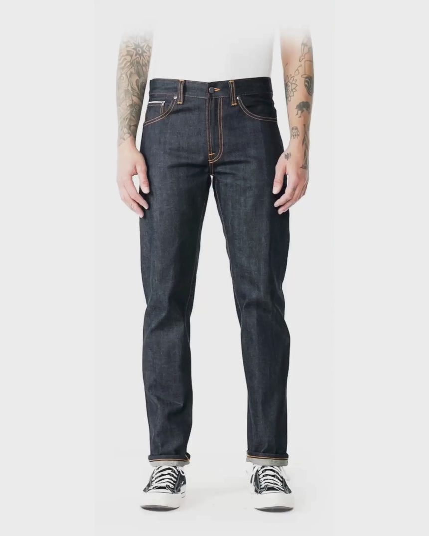 Nudie Jeans Gritty Jackson Dry Everblack Erkek Jean Pantolon