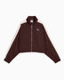 PUMA T7 Jacquarded Woven Kadın Ceket Chocolate Brown
