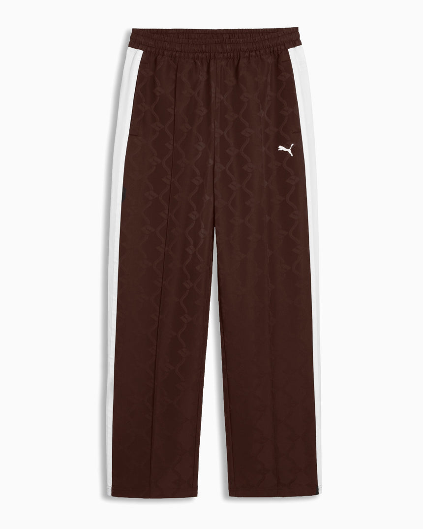 PUMA T7 Jacquarded Woven Kadın Pantolon Chocolate Brown