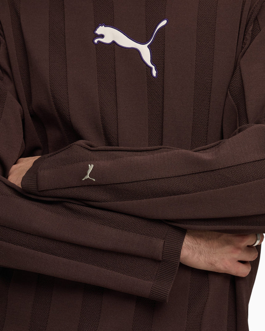 PUMA T7 Relaxed Long Sleeve Erkek Polo T-Shirt