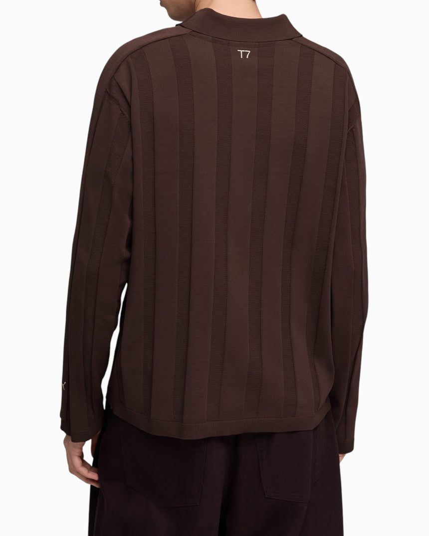 PUMA T7 Relaxed Long Sleeve Erkek Polo T-Shirt