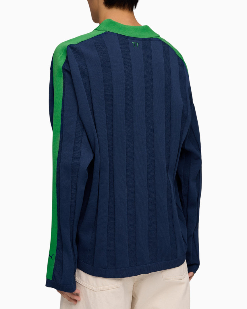 PUMA T7 Relaxed Long Sleeve Erkek Polo T-Shirt