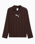 PUMA T7 Relaxed Long Sleeve Erkek Polo T-Shirt Chocolate Brown