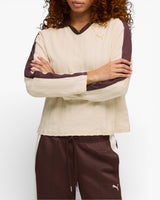 PUMA T7 Relaxed Long Sleeve Kadın Polo T-Shirt