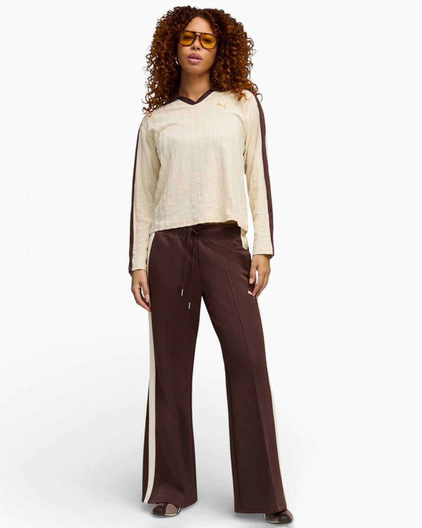 PUMA T7 Relaxed Long Sleeve Kadın Polo T-Shirt