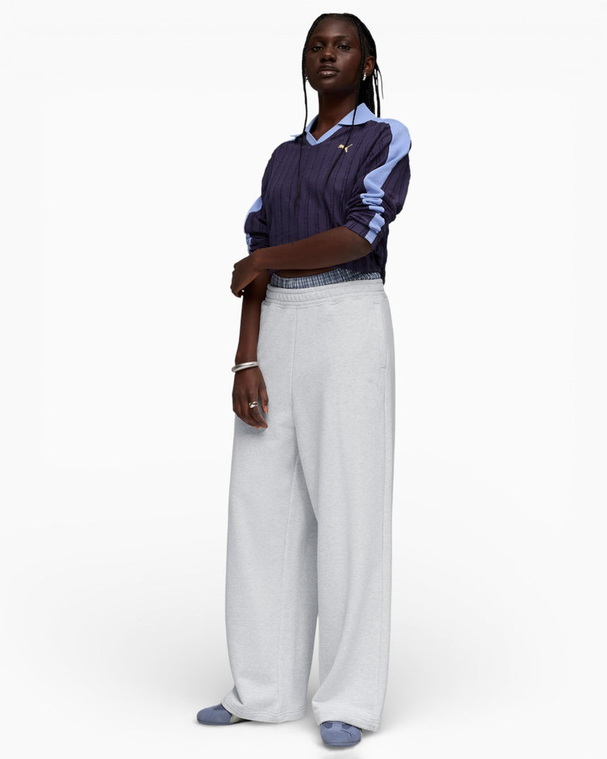 PUMA T7 Relaxed Long Sleeve Kadın Polo T-Shirt