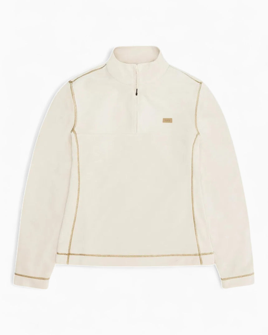 Rains Addis Fleece Curve Half Zip Dune