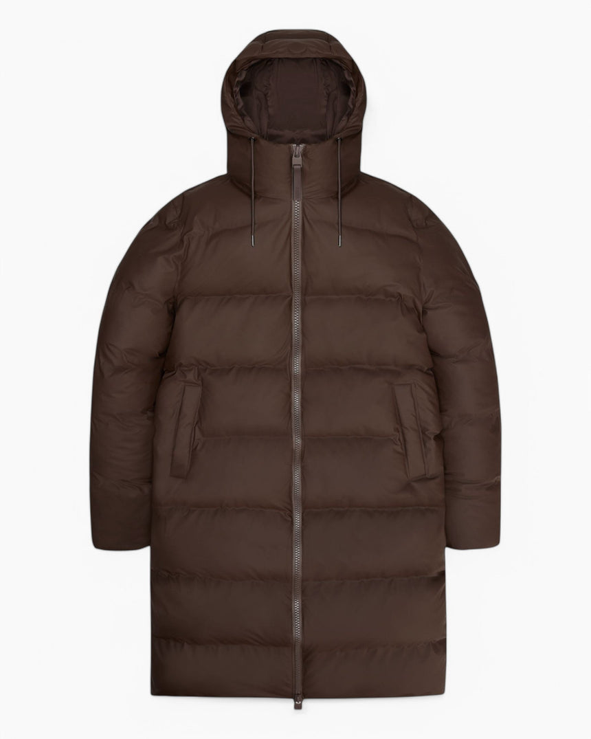 Rains Alta Long Puffer Jacket Frame