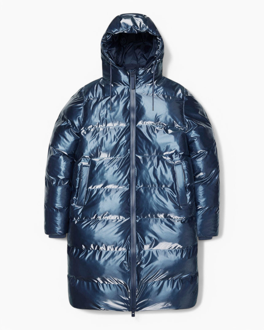 Rains Alta Long Puffer Jacket Sonic
