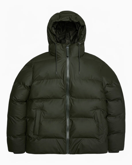 Rains Alta Puffer Jacket Green