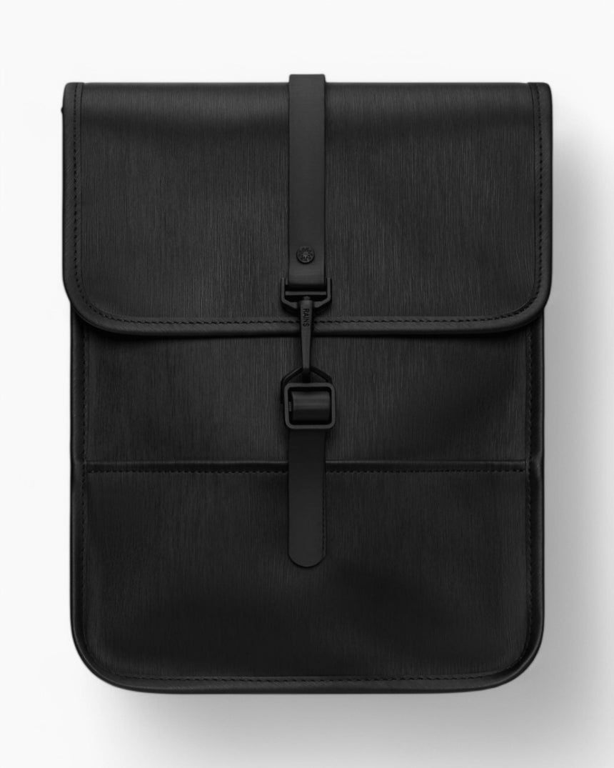 Rains Backpack Micro Sırt Çantası Black Grain