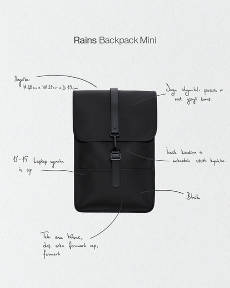 Rains Backpack Mini Sırt Çantası