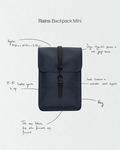 Rains Backpack Mini Sırt Çantası