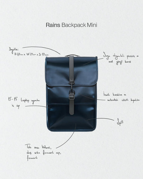 Rains Backpack Mini Sırt Çantası Spill