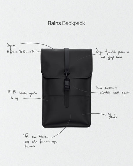 Rains Backpack Sırt Çantası