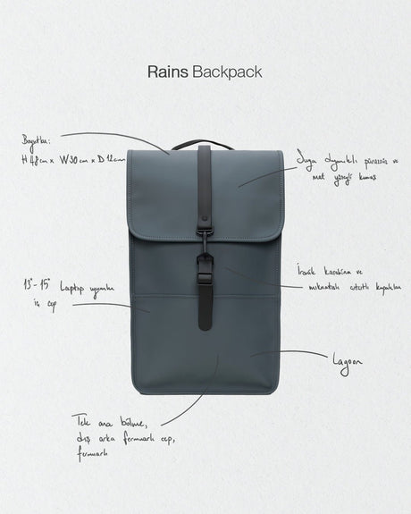 Rains Backpack Sırt Çantası
