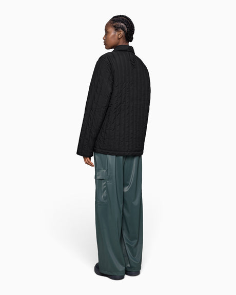Rains Banja Liner Overshirt Black