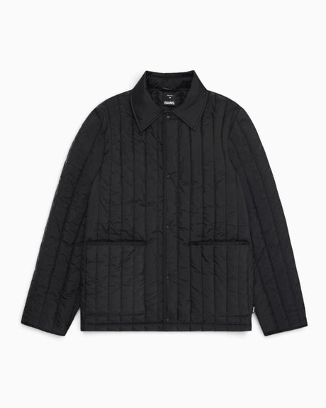 Rains Banja Liner Overshirt Black