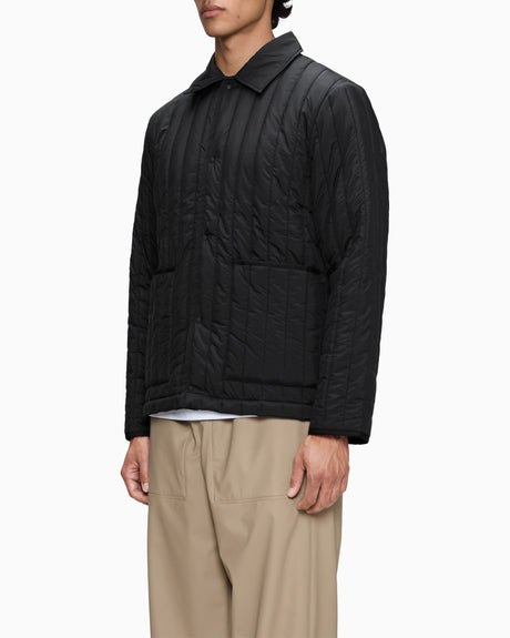 Rains Banja Liner Overshirt Black