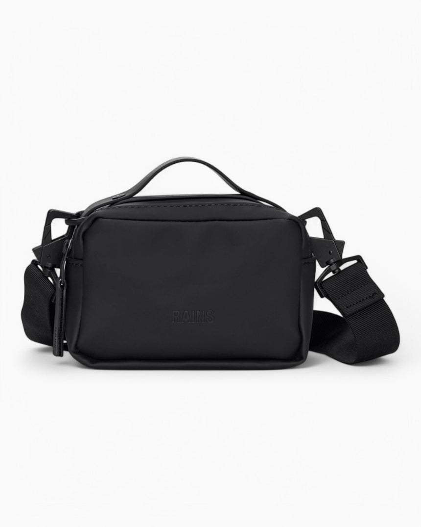 Rains Box Bag Micro Omuz Çantası Black