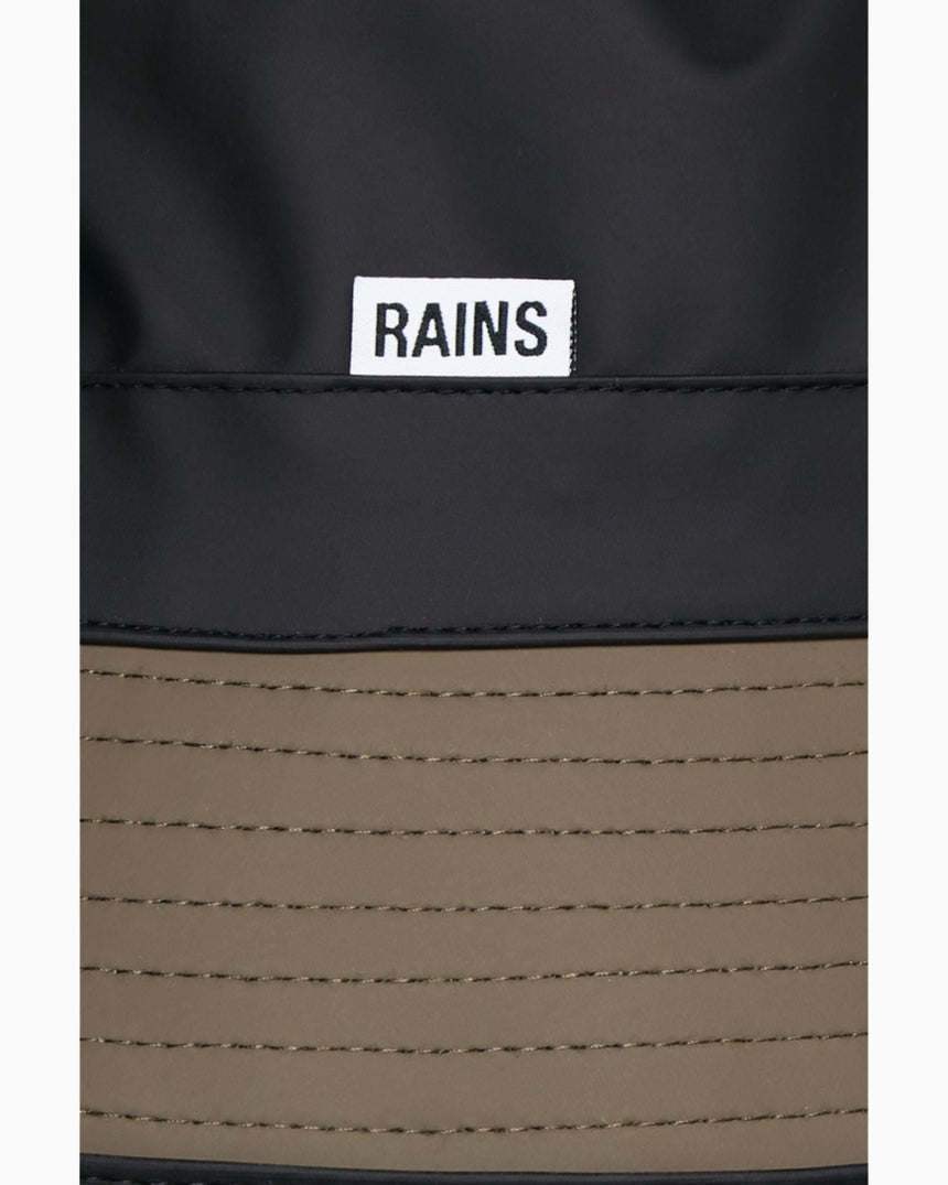 Rains Bucket Hat Black - Wood