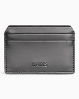 Rains Card Holder Metallic Grey