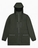 Rains Cargo Long Jacket Yağmurluk Green