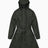 Rains Curve Long Jacket Green