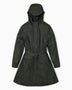 Rains Curve Long Jacket Green