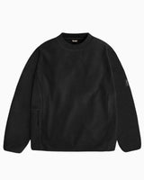 Rains Fleece Crew Neck Black