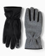 Rains Heavy Fleece Gloves Dark Grey Melange