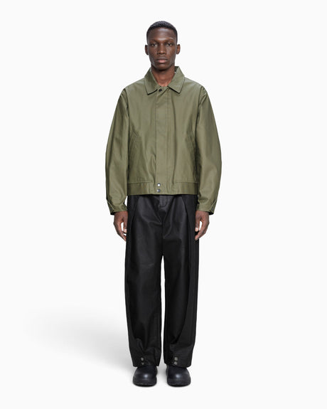Rains Heavy Woven Overshirt Moss