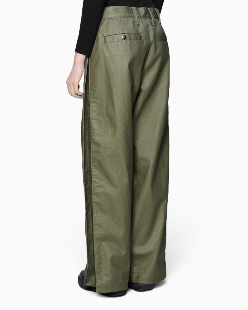 Heavy Woven Pants Straight
