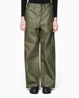 Heavy Woven Pants Straight