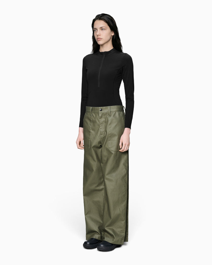 Heavy Woven Pants Straight