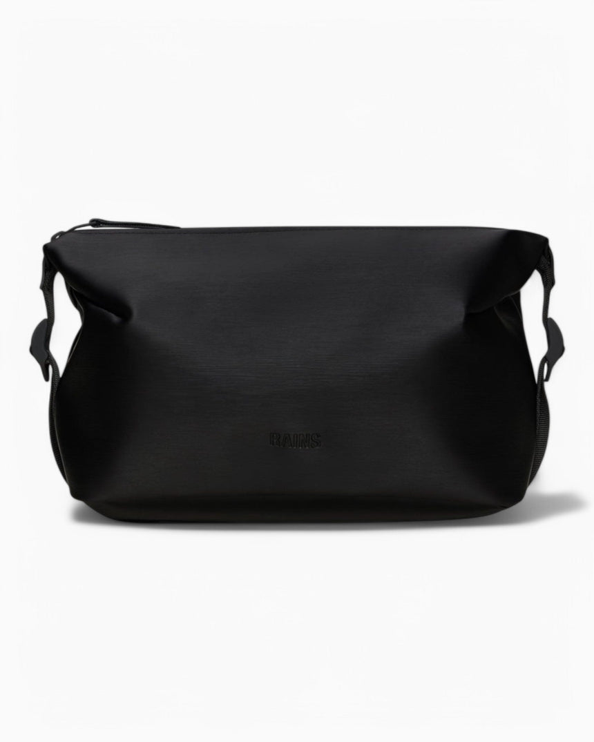 Rains Hilo Weekend Wash Bag Kozmetik Çantası Black Grain