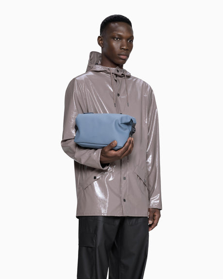 Rains Hilo Weekend Wash Bag Kozmetik Çantası Blue Dusk