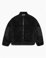 Rains Kofu Fleece Bomber Jacket Black