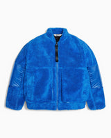 Rains Kofu Fleece Bomber Jacket Waves