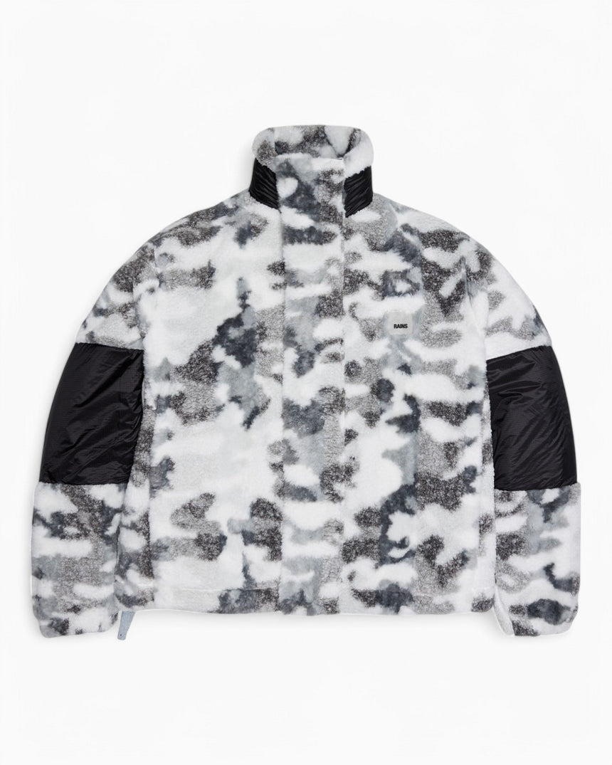 Rains Kofu Fleece Jacket Camo