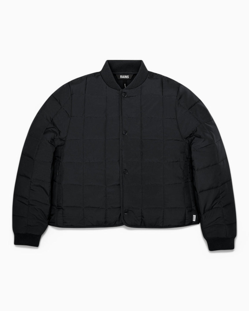 Rains Liner W Bomber Jacket Black