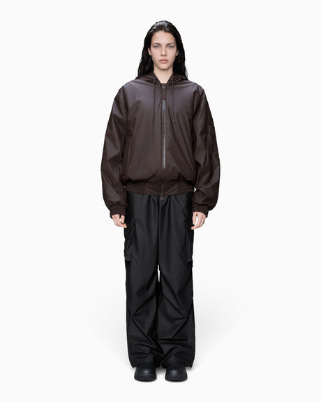 Rains Lohja Insulated Bomber Jacket Bark