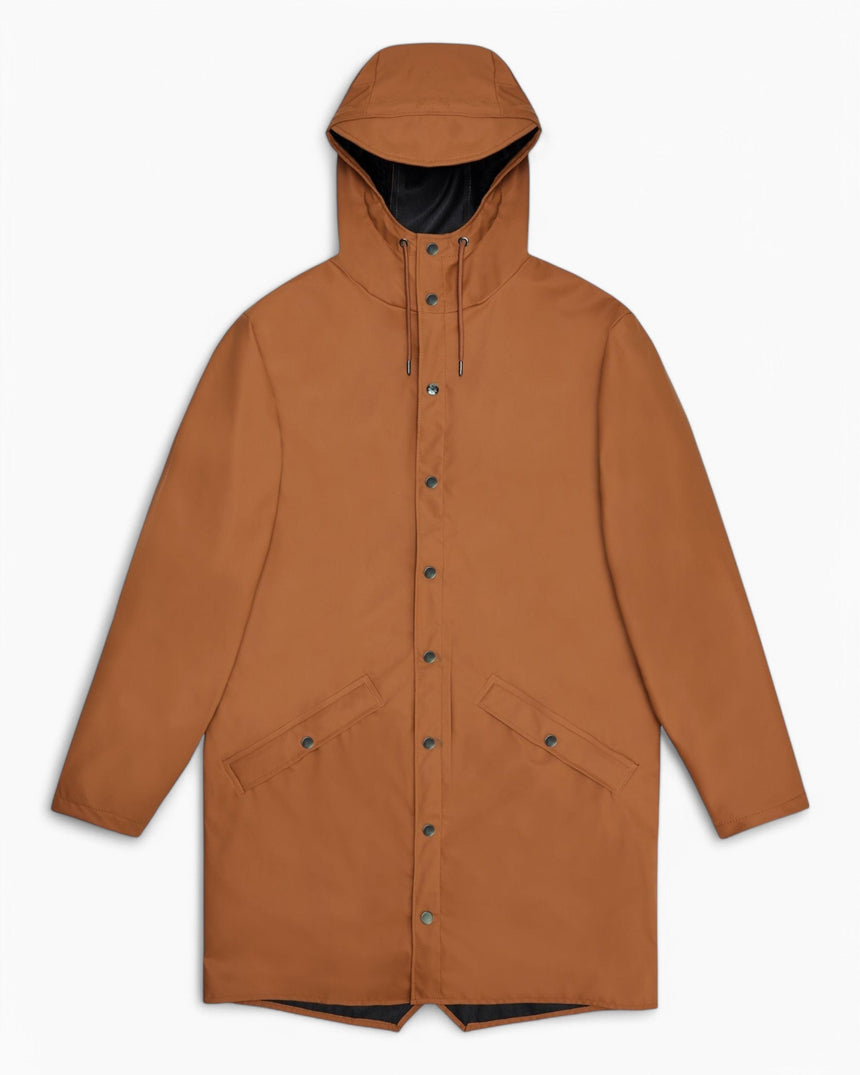 Rains Long Jacket Yağmurluk Rust