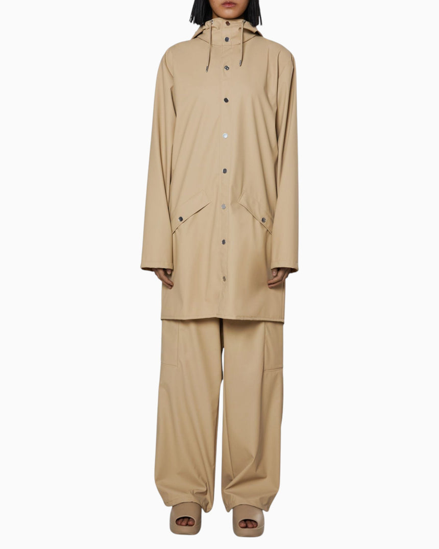Rains Long Jacket Yağmurluk Sand